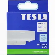 LED žárovka GX53 Tesla GX530640-2 230V 6W 480lm 4000K