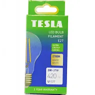 LED žárovka E27 FILAMENT Tesla BL270227-A1 230V 2W 420lm 2700K