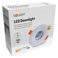 LED podhledové bodové světlo SOLIGHT WD214 9W 3000K 118mm