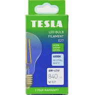 LED žárovka E27 FILAMENT Tesla BL270440-A1 230V 4W 840lm 4000K