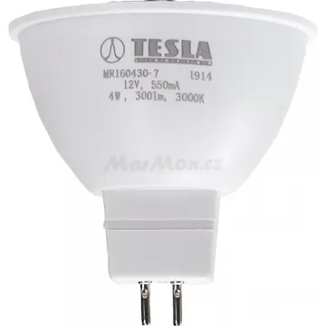 LED žárovka GU5,3 Tesla MR160430-7 12V 4W 350lm 3000K