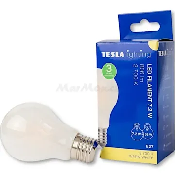 LED žárovka E27 FILAMENT Tesla BL277227-1F 230V 7,2W 806lm 2700K