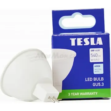 LED žárovka GU5,3 Tesla MR160640-6 12V 6W 540lm 4000K