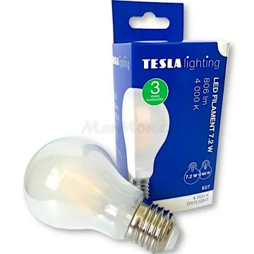 LED žárovka E27 FILAMENT Tesla BL277240-1F 230V 7,2W 806lm 4000K