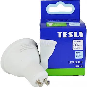 LED žárovka GU10 Tesla GU100840-8 230V 8W 806lm 4000K