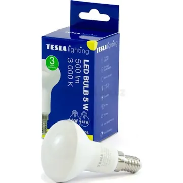 LED žárovka E14 R50 Tesla R5140530-3 230V 5W 500lm 3000K